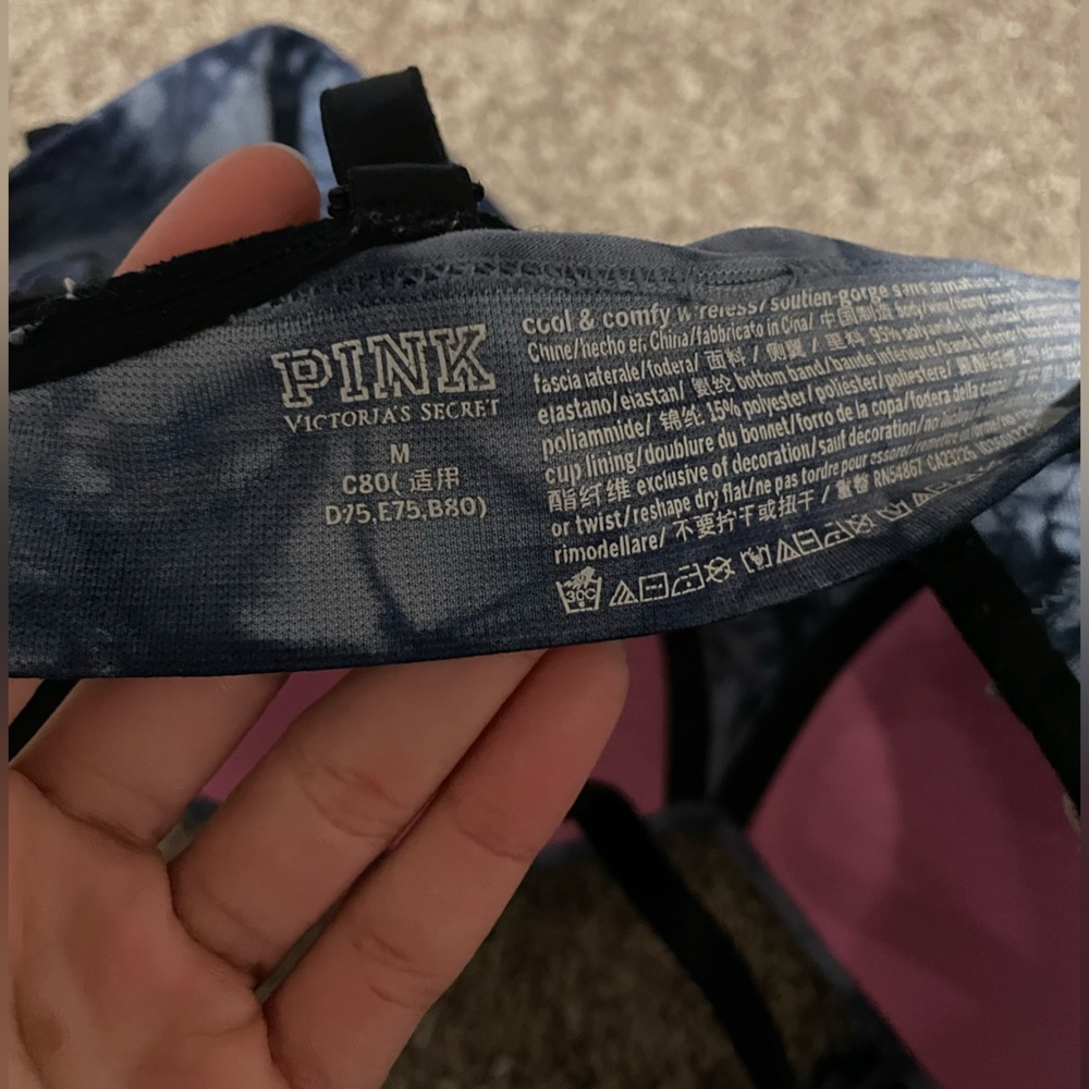 Victorias secret PINK t-shirt bra🩵